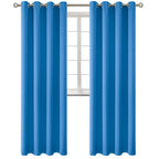 BGment Classic Blue Blackout Curtains for Living Room 120 Inch - 2 Panels