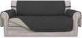 Easy-Going Reversible Couch Cover, 2 Cushion Sofa, Darkgray/Beige