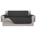 Easy-Going Reversible Couch Cover, 2 Cushion Sofa, Darkgray/Beige