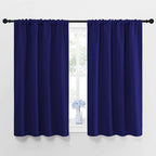 NICETOWN Navy Blue Curtains Blackout Draperies - Home Fashion Thermal Insulated Solid Drape Panels for Kid's Room, Privacy Window Dressing (1 Pair, 42 inches x 45-Inch)