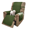 U-NICE HOME Reversible 23''Recliner Small Chair Cover, Huntergreen/Sage