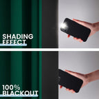 SimpleHome Dark Green 100% Blackout Curtains Room Darkening Living Room 63