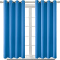 BGment Classic Blue Blackout Curtains for Bedroom 54 Inch Long - 2 Panels
