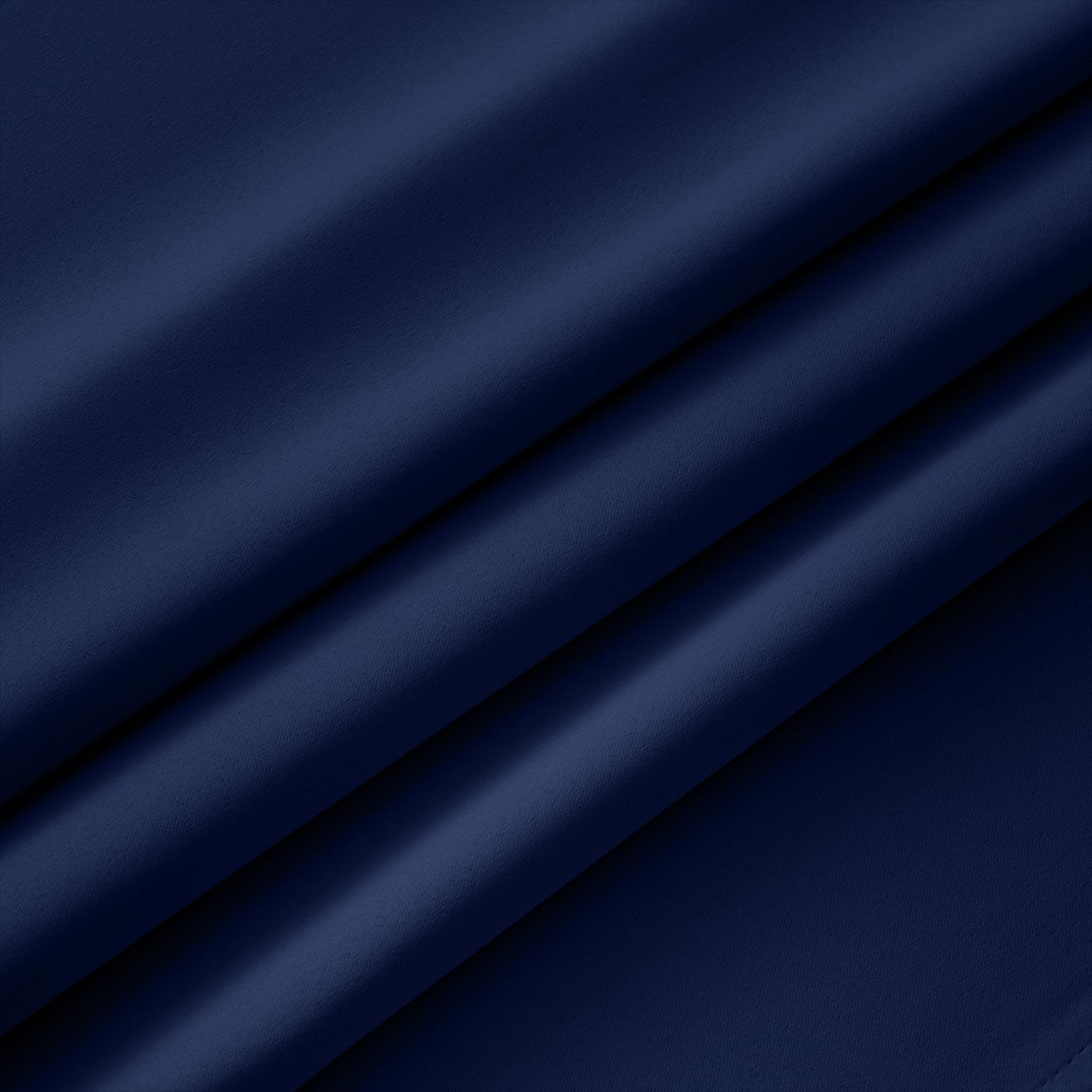 MIULEE Navy Blue Blackout Bedroom Curtains Drapes 84 Inch Long 52"x84"