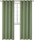 BGment Grass Green Blackout Curtains for Living Room 95 Inch - 2 Panels