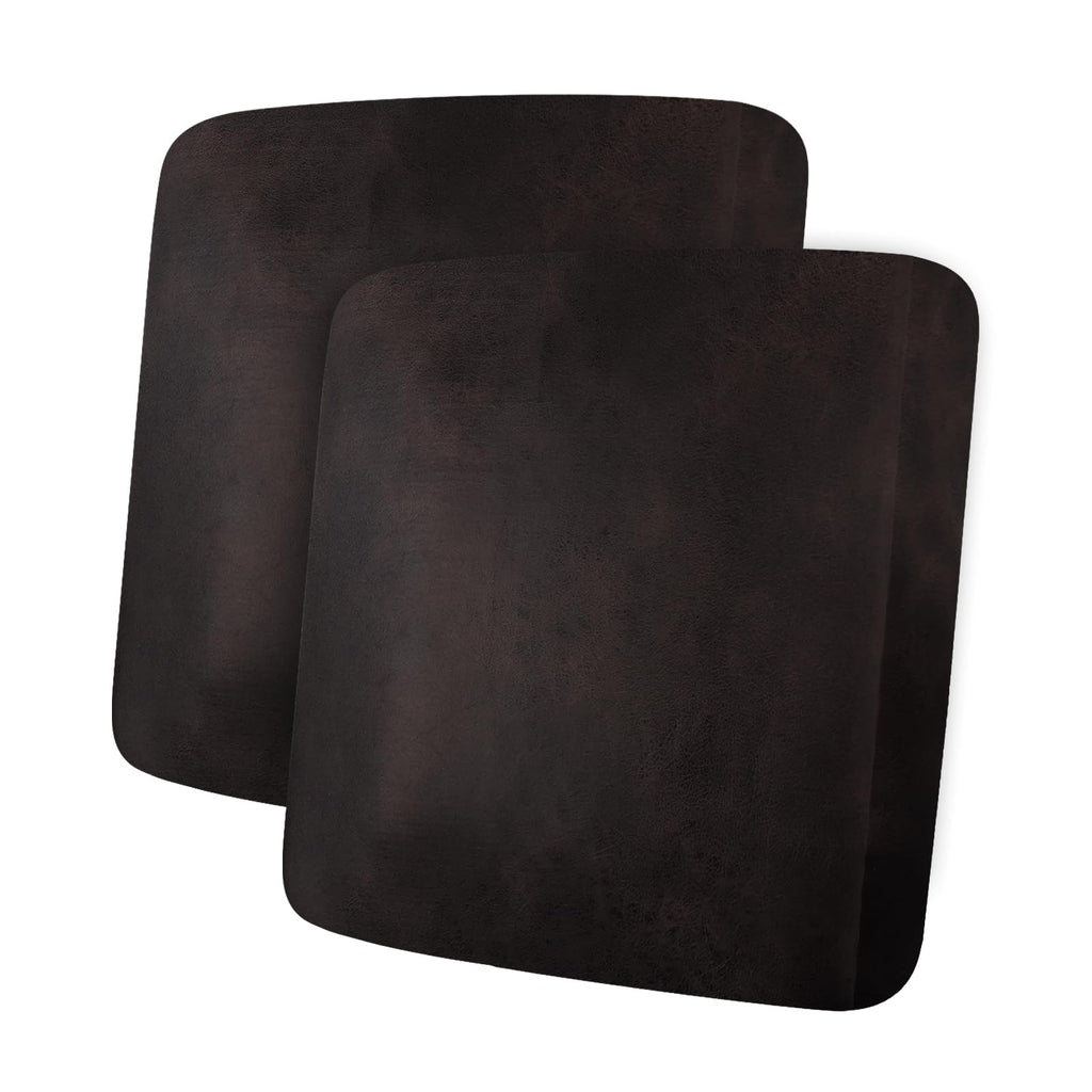ANARACHON Leather Look Couch Cushion Covers Sofa Seat Slipcovers Sets Couches Furniture Protector for Sectional Armchair Loveseat Pets Kids Stretch Spandex Fabric (2 Cushion Loveseat, Chocolate)