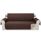Luxshare Home Reversible Oversized Sofa Covers, XL Sofa, Chocolate/Beige
