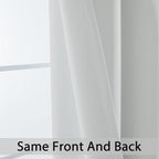 Yakamok 84 Inch Length Room Darking Curtains for Bedroom, Light Blocking Drapes Room Darkening Thermal Insulated Solid Grommet Panels for Living Room(38Wx84L, Greyish White, 1 Panel)