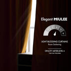 MIULEE Velvet Curtains 96 inches 2 Panels - Luxury Blackout Curtains for Bedroom Living Room Thermal Insulated Fall Decor Super Soft Window Drapes Rod Pocket & Back Tab, Mustard Yellow