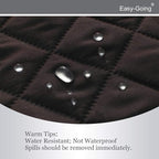 Easy-Going Reversible Oversized Couch Cover for 3 Cushion Couch Sofa Cover for Dogs Water Resistant Furniture Protector Cover with Foam Sticks for Pet (Oversized Sofa, Chocolate/Beige)