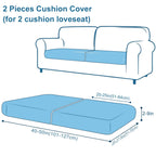 Smiry Printed Couch Cushion Covers, Stretch Couch Covers for Sofa