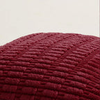 Fancy Homi 4 Packs Decorative Throw Pillow Covers for Living Room Couch Bed, Modern Farmhouse Boho Home Décor Accent Cushion Case, 26" x 26", Burgundy