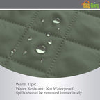 Easy-Going Reversible Couch Cover, 3 Cushion Sofa, Greyish Green/Beige