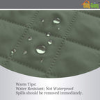 Easy-Going Reversible Couch Cover, 3 Cushion Sofa, Greyish Green/Beige