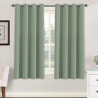 H.VERSAILTEX Blackout Curtain for Living Room Thermal Insulated Window Treatment Curtain Extra Long 63 inch Length Energy Saving Solid Grommet Top Blackout Drape, One Panel, Cyan, 52" W x 63" L