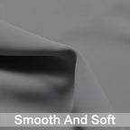 Yakamok Blackout Curtains 38x54 inch Grey Thermal Drapes-Bedroom