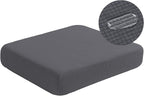 Water Repellent Sofa Seat Cushion Covers Stretch Furniture Protector Slip Covers for Settee Sofa Seat Cushion in Home Living Room (Sofa Cushion, Gray)