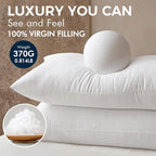 MIULEE 14x22 Throw Pillows Inserts 2 Pack, Decorative Pillows for Couch Bed