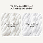 Bedsure Full Size Fleece Blankets for Bed Bright White 84"x90"