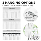 Deconovo Blackout Curtains for Bedroom, Living Room Curtains 72 Inches Long