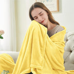 BEDELITE Fleece Blanket Twin Size Light Yellow Throw Blankets for Couch & Bed, Luxury Plush Cozy Fuzzy Blanket 60x80 inches, Super Soft Warm Lightweight Throw Blanket for Travel Camping