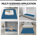 Easy-Going Sectional Couch Covers for Dogs L Shape Sofa Cover Reversible Sofa Slipcover Chaise Lounge Cover Furniture Protector Cover for Pets Dog Cat (42 x 52 inches, Peacock Blue/Peacock Blue)
