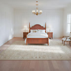 8x10 Washable Area Rugs for Living Room,Bedroom,Dining Room - Retro Beige