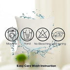 YCOLL Pillow Covers 16x16 Set of 4, Modern Sofa Throw Pillow Cover, Decorative Outdoor Linen Fabric Pillow Case for Couch Bed Car，Gray