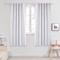 Deconovo Blackout Curtains for Bedroom, Living Room Curtains 63 Inches Long