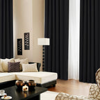 Deconovo Blackout Curtains for Bedroom 108 Inches Long