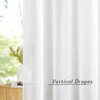 NICETOWN Sheer Curtains for Windows - Grommet Top Ivory Voile Window Treatment Drape Panels for Nursery/Small Window, 2-Pack, W54 x L45