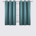LEMOMO Sea Teal Thermal Blackout Curtains/38 x 54 Inch/Set of 2 Panels Room Darkening Curtains for Bedroom