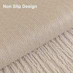 Soft Waterproof Chenille Cover Washable, Non Slip Sectional Sofa Covers for 3 Cushion Couch Sofa L Sharped Sofa Slipcover for Pets, Furniture Protector (1 PCS 27"x27" Coffee)