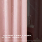 Deconovo Living Room Curtains 95 Inches Long, Blackout Curtains for Bedroom