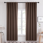 Deconovo Blackout Curtains for Bedroom, Living Room Curtains 84 Inches Long