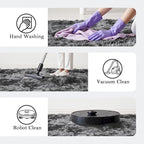 Rugs for Living Room 6x9, Alfombras para Salas Shag Large Plush Soft Area Rug, Shaggy Carpets for Bedroom, Kids Boys Girls Home Decor Aesthetic(Dark Grey Tie-Dyed, 6 x 9 Feet)