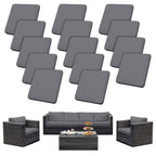 SUKAIKEQA 8PCS Patio Cushion Covers.Patio Furniture Couch SeatSlipcovers