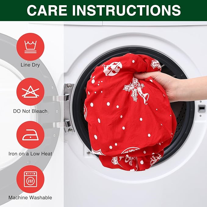 Smiry Printed Couch Cushion Covers, Stretch Soft Couch Covers for Sofa, Washable Non-Slip Sofa Slipcover Furniture Protector for Indoor and Outdoor (3 Pack, Red)