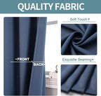 ChrisDowa Blackout Curtains for Bedroom and Living Room 84 Inches Long