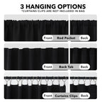 Deconovo Blackout Curtains for Bedroom, Living Room Curtains 54 Inches Long