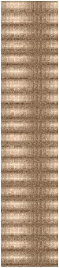 KOZYFLY Extra Long Runners for Hallways 2.6x16 ft Washable Kitchen Runner Non Slip Rubber Backed Hallway Rug Cotton Entryway Runner Rug Floor Carpet for Indoor Hall, Kitchen, Stair, Tan/Orange/Brown