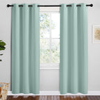 NICETOWN Navy Blackout Curtains for Kid's Room 42" Wide x 78" Long 2 Panels