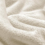 BEDELITE Fleece Blanket Extra Large Blankets for Bed, Luxury Plush Cozy Fuzzy Blanket 120x120 inches, Super Soft Warm Lightweight Throw Blanket All Seasons Suitable, Cream