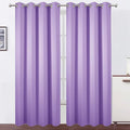 LEMOMO Blackout Curtains 66 x 84 inch/Lavender Curtains Set of 2 Panels/Thermal Insulated Room Darkening Bedroom Curtains