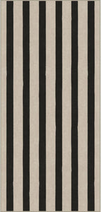 Front Door Mat Indoor Entrance - 2x4.3 Ft Black and White Washable Doormat Outdoor Entrance Porch Rug Non-Skid Runner Rug for Kitchen Hallway Bedroom Laundry Room Porch Decor