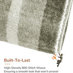OPPODREAM Border Soft Area Rugs 6x9, Washable Brown Rug with Non Slip Backing, 6 x 9 Faux Cashmere Low-Pile 6x9 Carpet