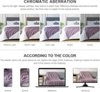 BOURINA Light Lavender Throw Blanket 50x60 Inches Throw Textured Solid Soft Sofa Couch Decorative Knit Blanket
