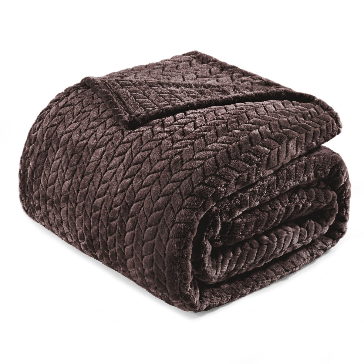 Exclusivo Mezcla Soft Fleece Bed Blanket Twin Size, 60”x80”, Pink