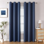 ChrisDowa Blackout Curtains for Bedroom and Living Room 84 Inches Long