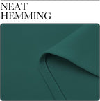 NICETOWN Thermal Insulated Solid Grommet Blackout Curtains/Drapes/Panels for Dining Room (Hunter Green, 1 Pair, 42 by 63-Inch)